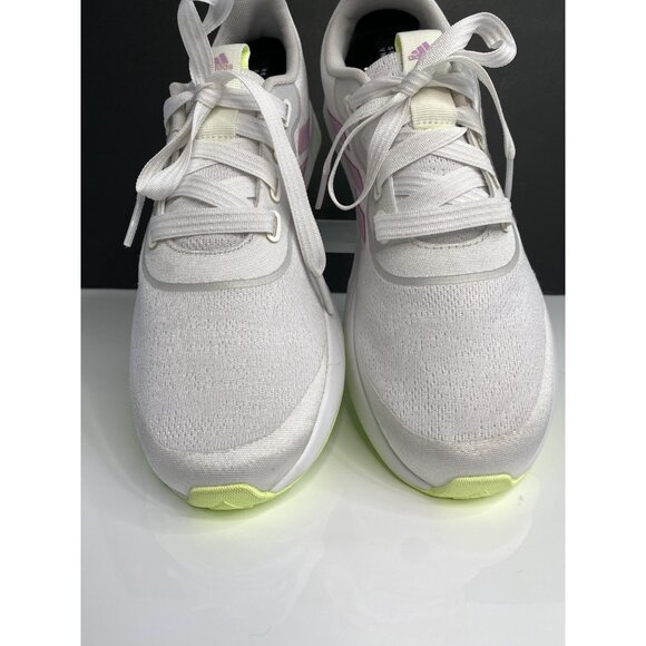 Adidas QT Racer Women’s 8.5 Clear Lilac Cloud White Running Walking LightMotion - Picture 2 of 16